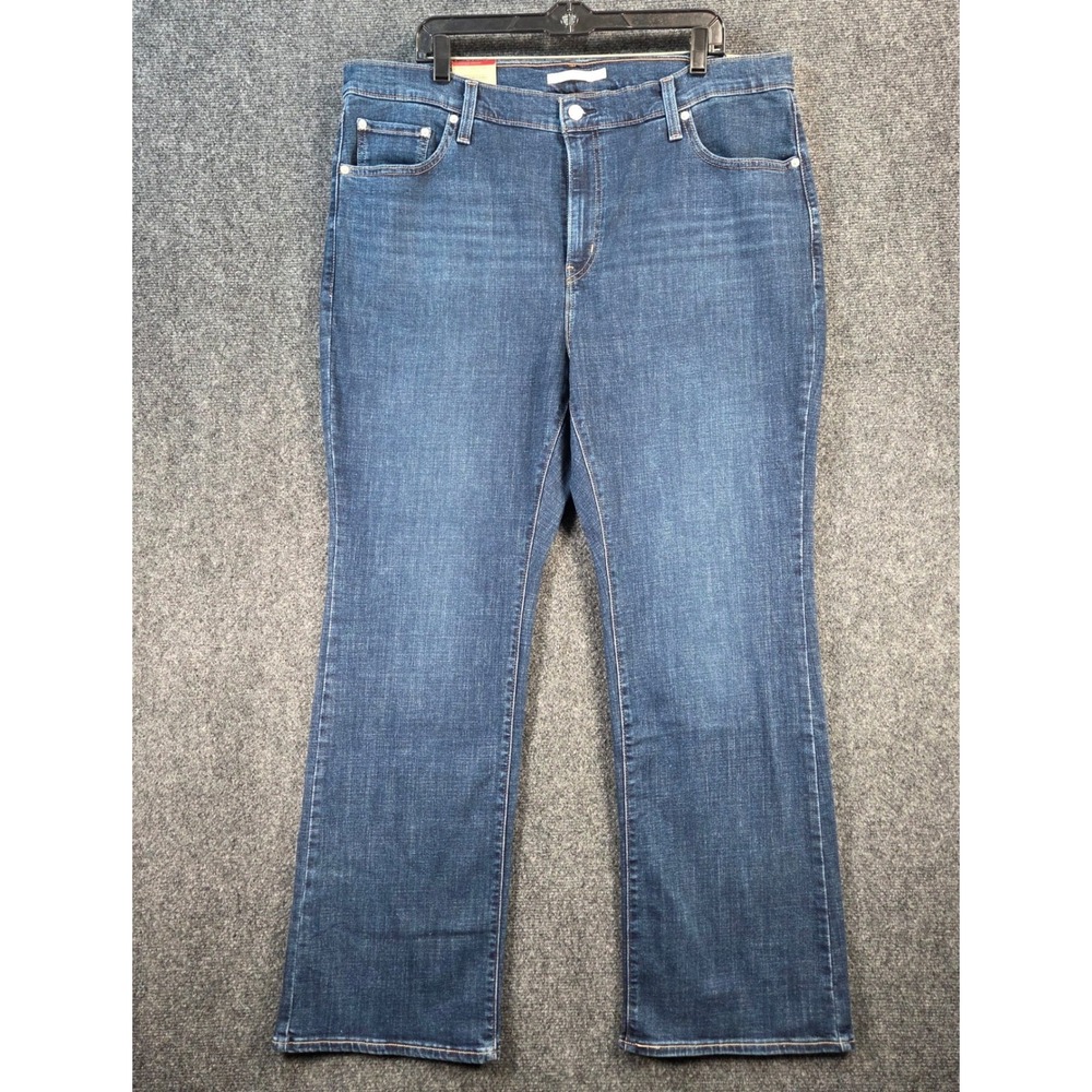 Levi's 725 High Rise Bootcut Jeans Women's‎ Size 20W Dark Wash Denim - NEW